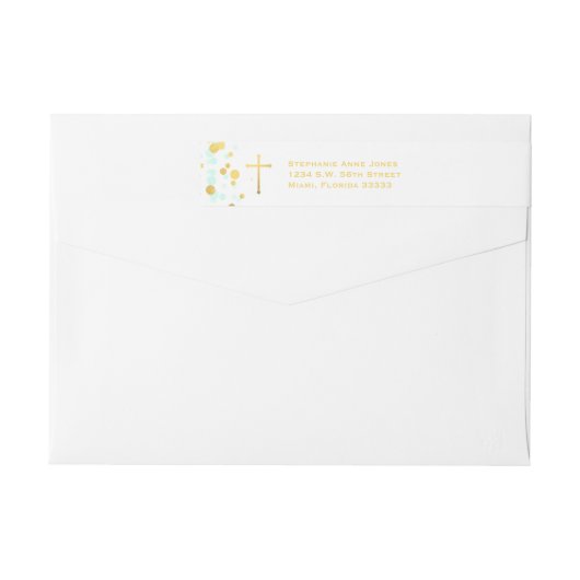 Communitymint en goudConfetti (Achterkant)