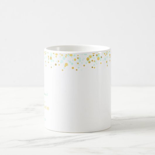 Communitymint en goudConfetti Koffiemok (Center)