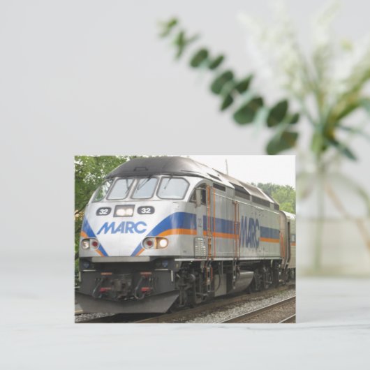 commuter Train Briefkaart (Staand voorkant)