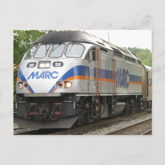 commuter Train Briefkaart (Voorkant)