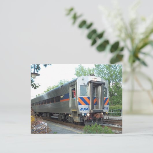 commuter Train Briefkaart (Staand voorkant)