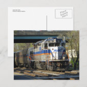 commuter Train Briefkaart (Voorkant / Achterkant)