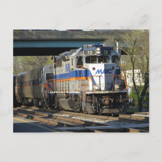 commuter Train Briefkaart (Voorkant)