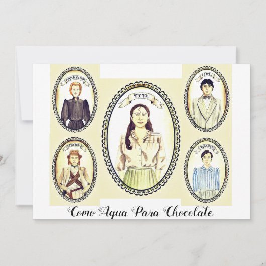 Como Agua Para Chocolate Book Club Kaart (Voorkant)