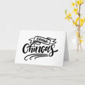 Como Chingas, met de hand geschreven Kaart (Gele Bloem)