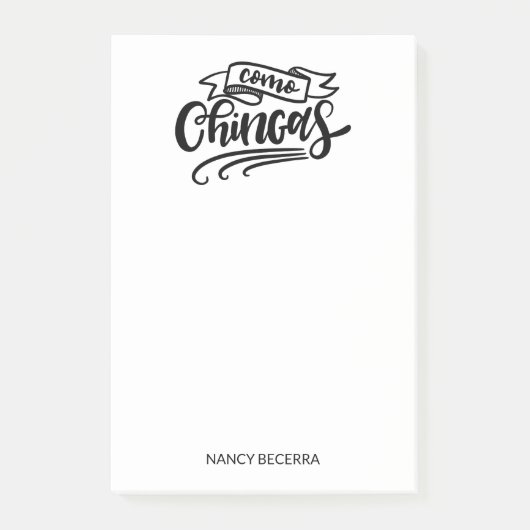 Como Chingas Post-it® Notes (Voorkant)