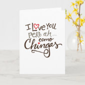 Como Chingas Spanglish wenskaart Kaart (Gele Bloem)