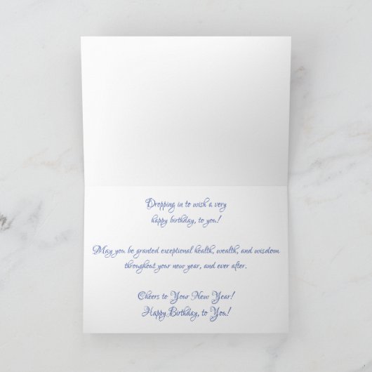 "Como Cottage" Verjaardagskaart Kaart (Binnen)