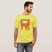 Como de lama? t-shirt (Voorkant volledig)