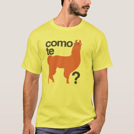 Como de lama? t-shirt (Voorkant)