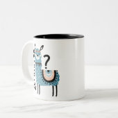 Como de lama tweekleurige koffiemok (Voorkant links)