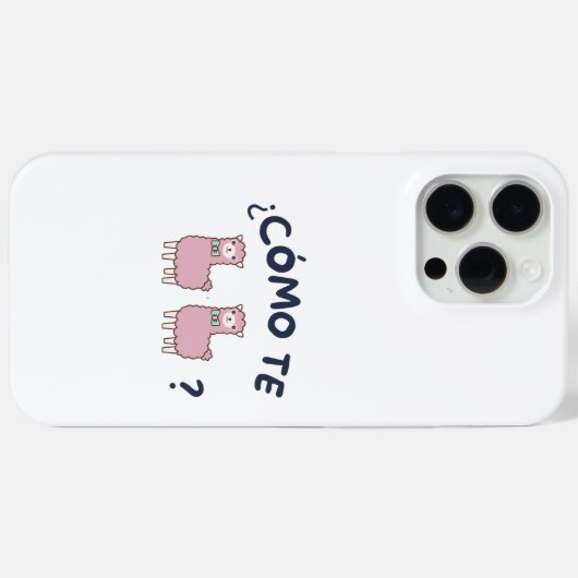 Como de llamas Case-Mate iPhone case (Achterkant (horizontaal))