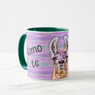Como de llamas Colorful Llama Mok Cup