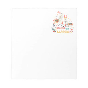 Como de Llamas. Grappig Spaans woord Humor. Notitieblok