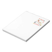 Como de Llamas. Grappig Spaans woord Humor. Notitieblok (Linkerzijde)