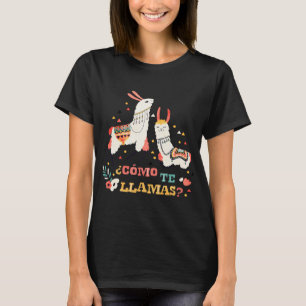 Como de Llamas. Grappig Spaans woord Humor. T-shirt