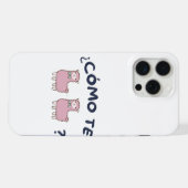 Como de llamas iPhone hoesje (Achterkant horizontaal)
