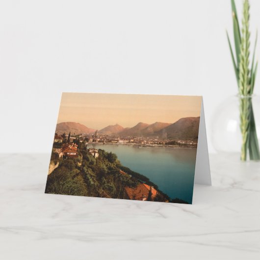 Como I, Meer Como, Lombardije, Italië Kaart (Voorkant)