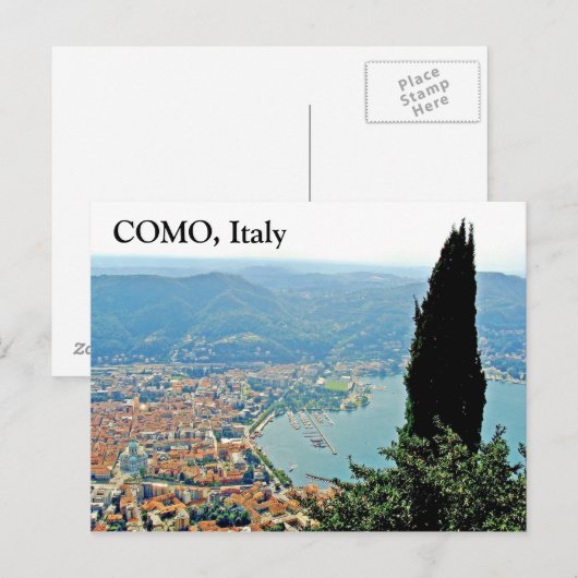 Como in Italië - Briefkaart (Voorkant / Achterkant)