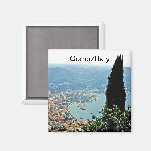 Como in Italië Souvenir Magnet (Voorkant / Achterkant)