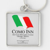 Como Inn Italiaans Restaurant, Chicago, Verenigde  Sleutelhanger (Voorkant)