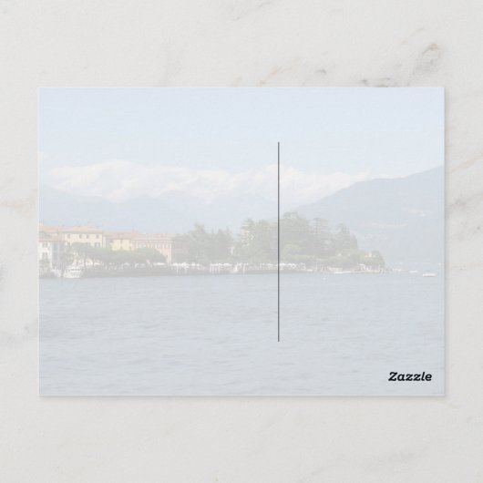 Como Italië Briefkaart (Achterkant)