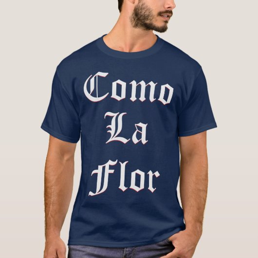 Como La Flor 70s meisje T-shirt (Voorkant)
