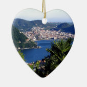 Como Lake 2 Keramisch Ornament (Rechts)