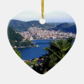 Como Lake 2 Keramisch Ornament (Voorkant)