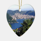 Como Lake 2 Keramisch Ornament (Links)