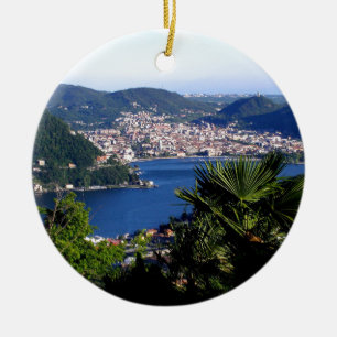 Como Lake 2 Keramisch Ornament
