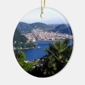 Como Lake 2 Keramisch Ornament (Links)