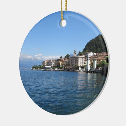 Como Lake 3 Keramisch Ornament (Links)