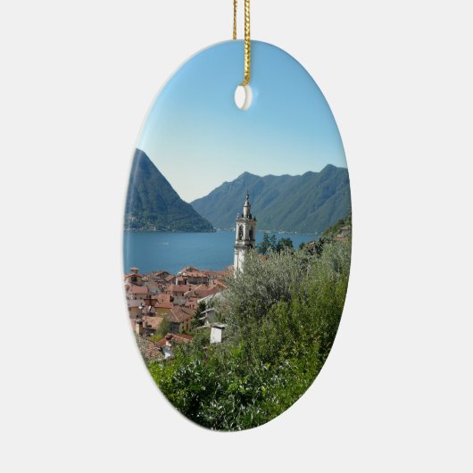 Como Lake Keramisch Ornament (Rechts)