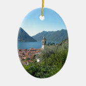 Como Lake Keramisch Ornament (Voorkant)