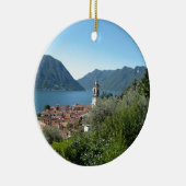 Como Lake Keramisch Ornament (Rechts)