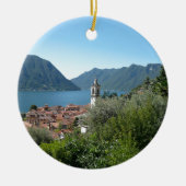 Como Lake Keramisch Ornament (Voorkant)