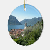 Como Lake Keramisch Ornament (Links)