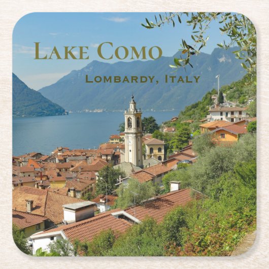 Como Lombardije Italië Kartonnen Onderzetters (Voorkant)