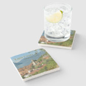 Como Lombardije Italië Stenen Onderzetter (Zijkant)