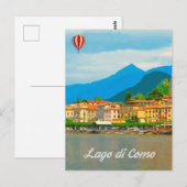 Como-meer, Italië Briefkaart (Voorkant / Achterkant)