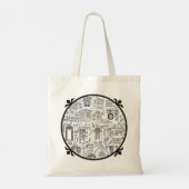 CoMo Preservation Lijntekeningen  Tote Bag (Achterkant)