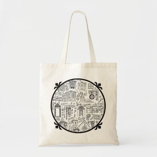 CoMo Preservation Lijntekeningen  Tote Bag (Voorkant)