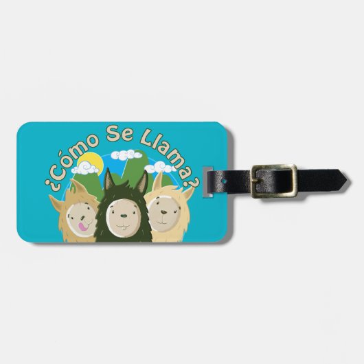 Como Se Llama? Bagagelabel (Voorkant horizontaal)