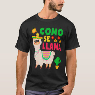 Como Se Llama Funny Cinco De Mayo Mexicaanse Kinde T-shirt