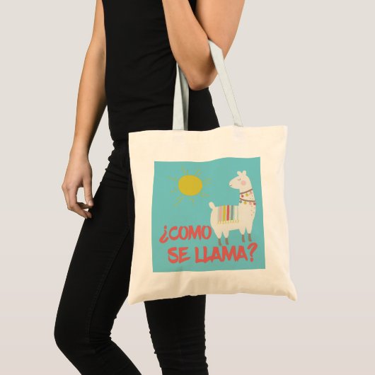 Como Se Llama Funny Spain Pun Canvas tas (Voorkant (product))