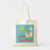 Como Se Llama Funny Spain Pun Canvas tas (Voorkant)