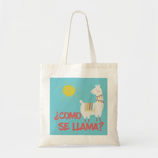 Como Se Llama Funny Spain Pun Canvas tas (Voorkant)