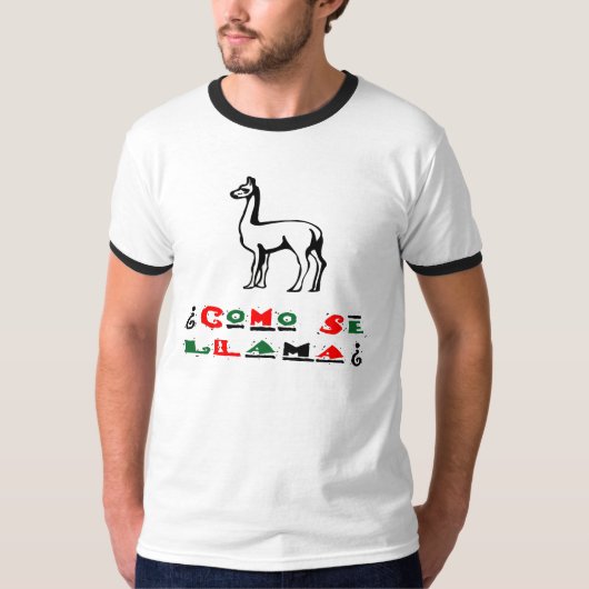 Como se Llama, grappig shirt (Voorkant)