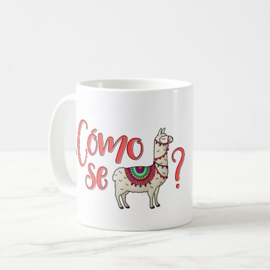 Cómo se llama? koffiemok (Voorkant links)